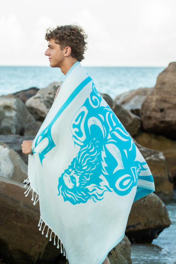 Sun-Drunk-Poseidon-Turkish-towel-turquoise-vibrant-man.jpg