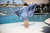 Manta Ray Bleue - Turkish Towel