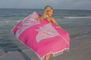 Manta Ray Rose - Turkish Towel