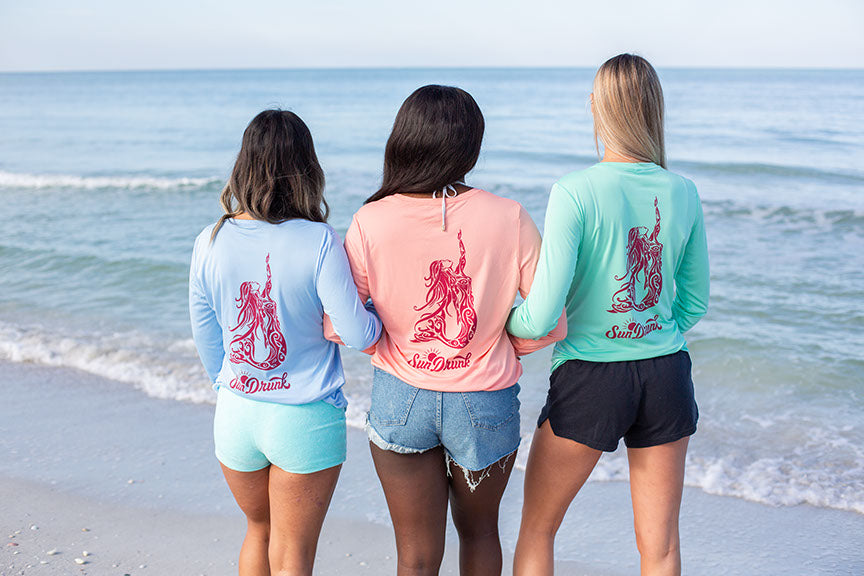 Women UPF 50+ Sun Shirt - Mermaid Mint