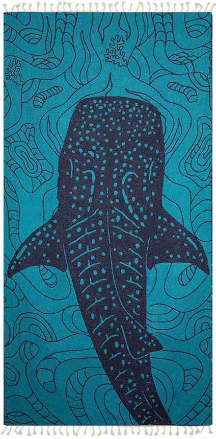 Whale shark towel cheap