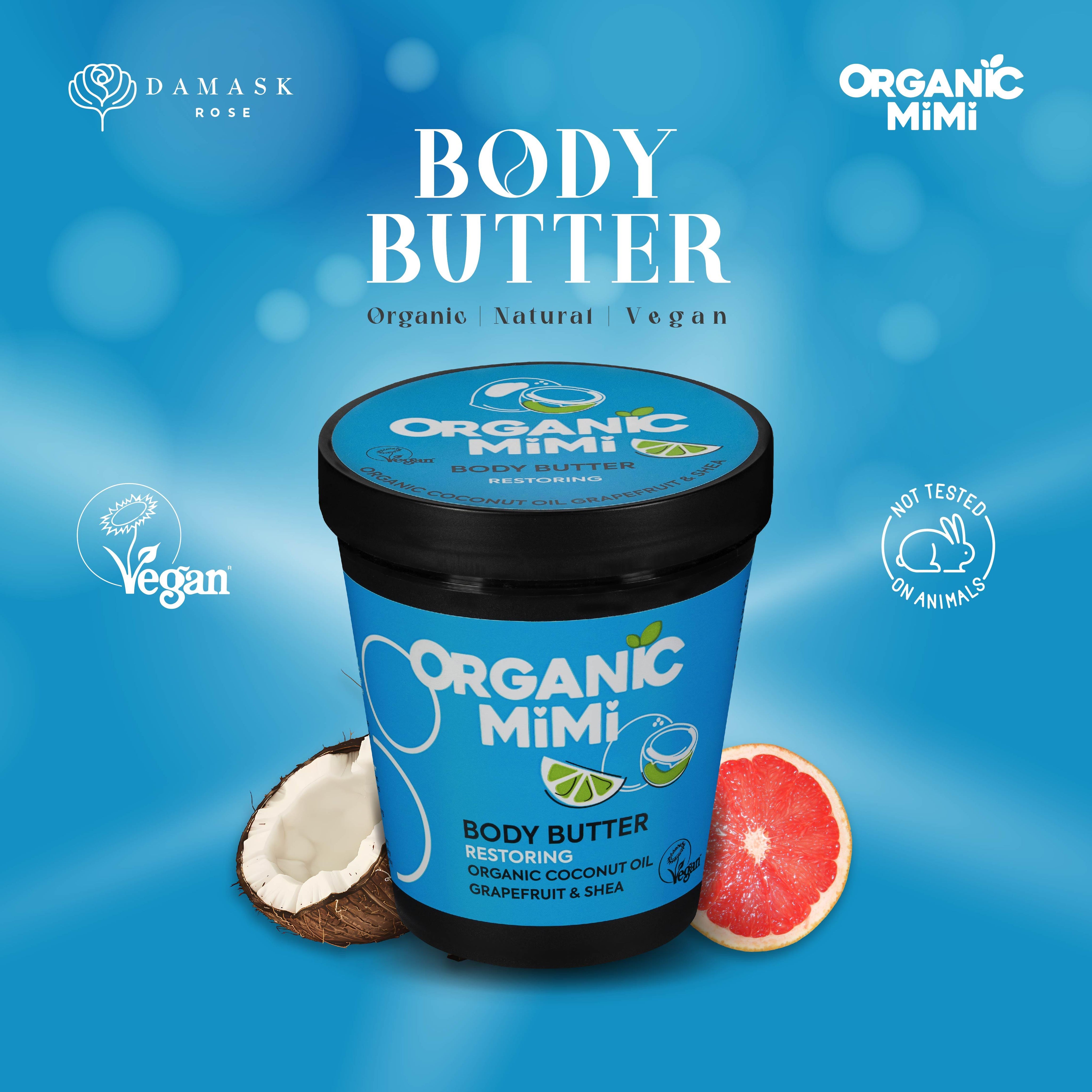 Organic Mimi, Body Butter Restoring Coconut & Grapefruit, 200 ml
