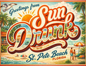 Sun Drunk Postcard