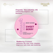 ORGANIC MIMI, BODY SCRUB SWEET BERRY, 250 g