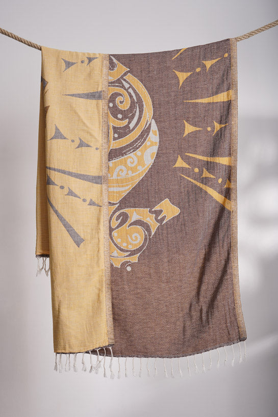 Seahorse Jaune - Turkish Towel
