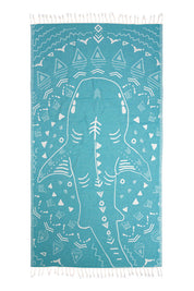 Towel: Shark Turquoise