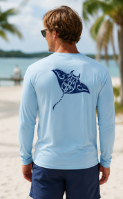 UPF 50+ Sun Shirt- Manta Ray
