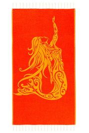Towel: Mermaid Orange