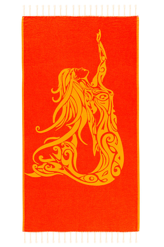Towel: Mermaid Orange