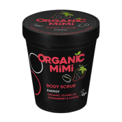Organic Mimi, Body Scrub Energy Strawberry & Coffee, 250 g