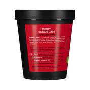 Organic Mimi, Body Scrub Jam Almond & Strawberry, 250 g