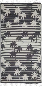 Palms Noirs - Turkish Towel