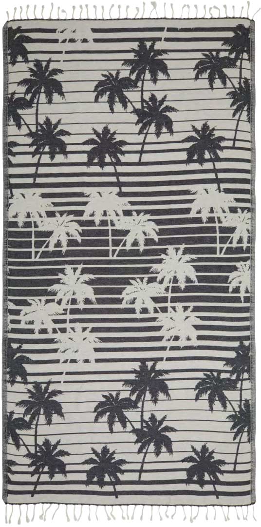 Palms Noirs - Turkish Towel