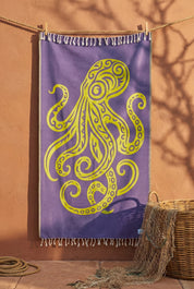 Octopus Purple - Turkish Towel