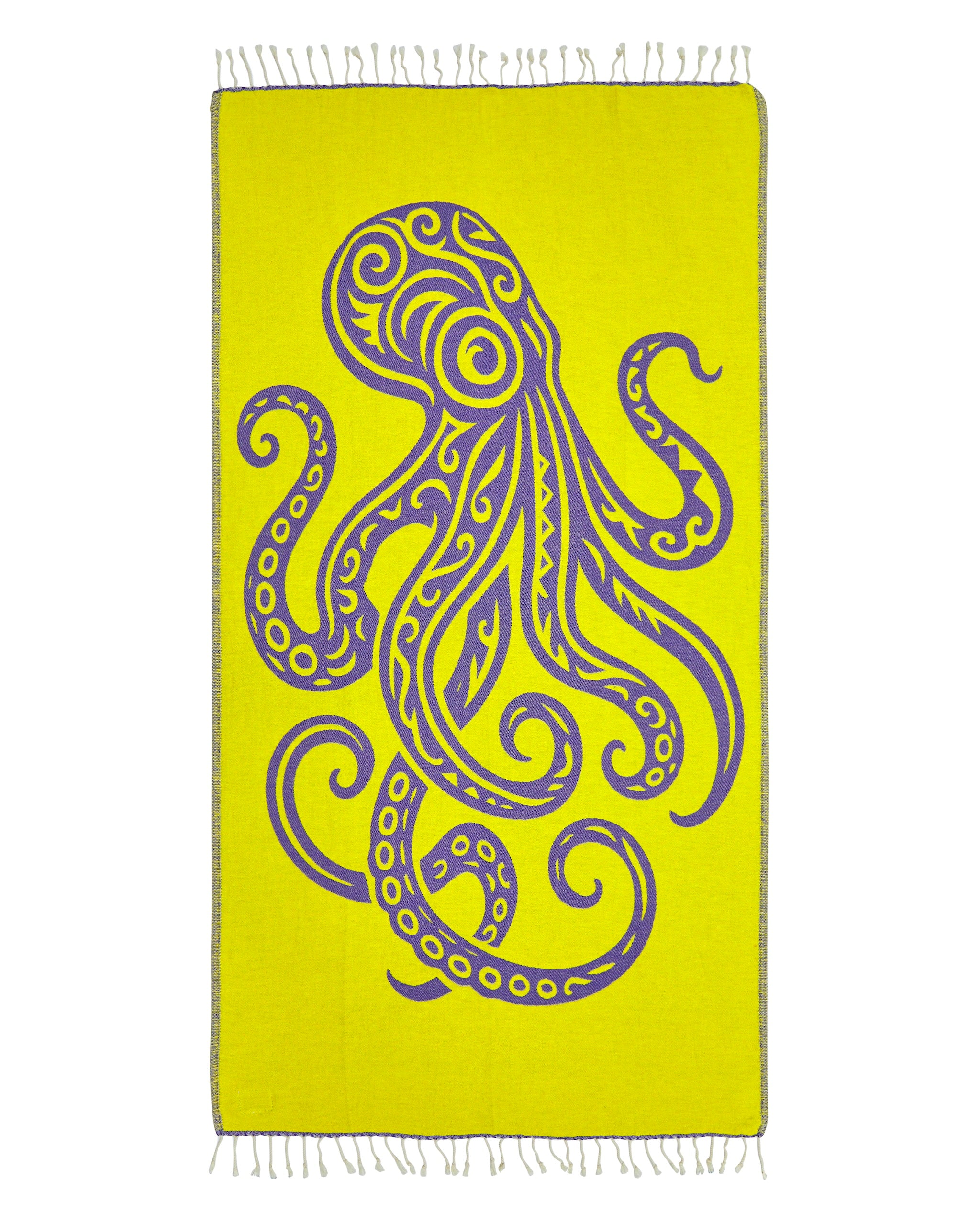 Octopus Purple - Turkish Towel