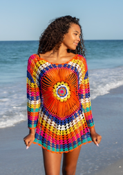 Boho Crochet Cover Up