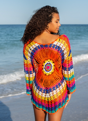 Boho Crochet Cover Up