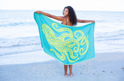 Octopus Teal+ Octopus Purple - Turkish Towel Bundle