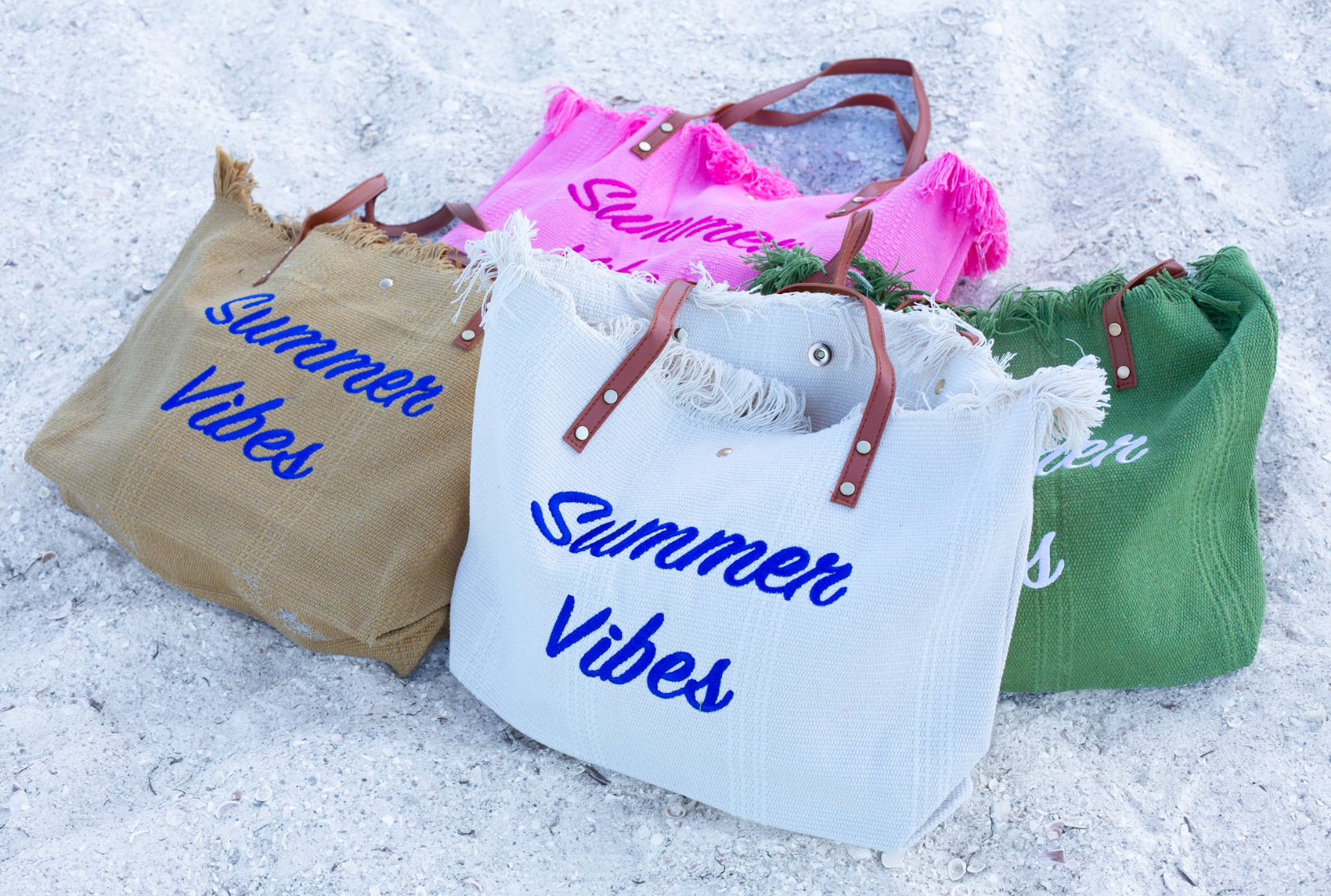 Summer Vibes Beach Tote