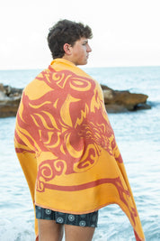 Poseidon Rouge Moutarde - Turkish Towel