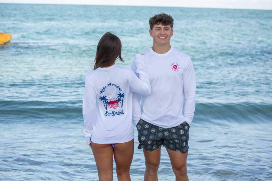 UPF 50+ Sun Shirt - 🍹 Sippin’ on Freedom