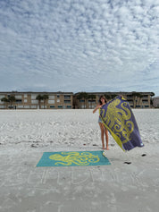 Octopus Purple - Turkish Towel