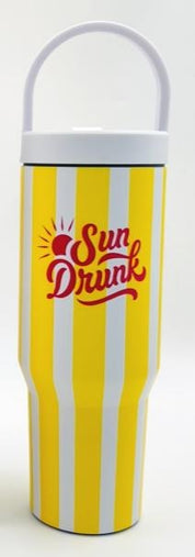 34oz Sun-Drenched Stripe Tumbler ☀️🥤