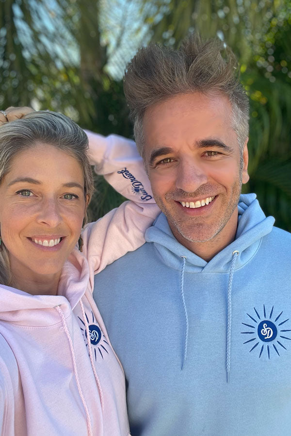 Hoodie - Bleu plain