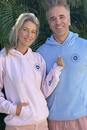 Hoodie - Bleu plain