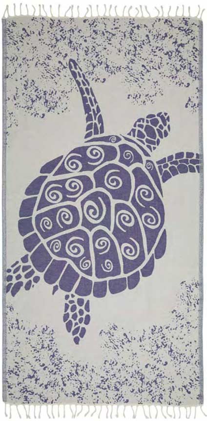 Towel: Galapagos Turtle Bleue