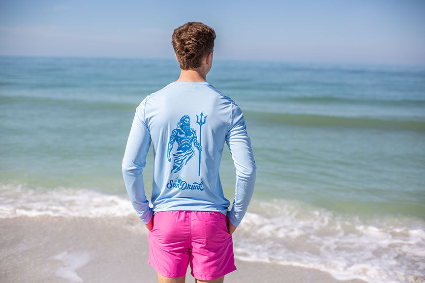 UPF 50+ Sun Shirt - Poseidon Blue