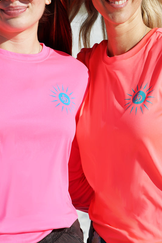 UPF 50+ Sun Shirt - Neon Pink