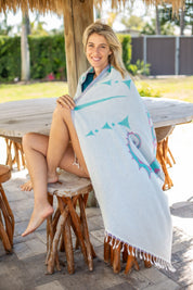 Seahorse Rose - Turkish Towel