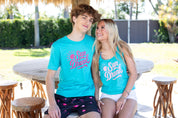 Short Sleeve Soft Fitted Tee - Tahiti Blue