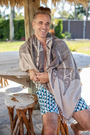 Manta Ray Beige - Turkish Towel