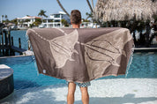 Manta Ray Beige - Turkish Towel
