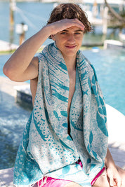 Tourbillon Turquoise - Turkish Towel
