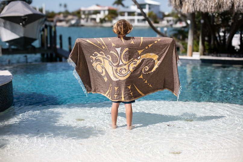 Seahorse Jaune - Turkish Towel