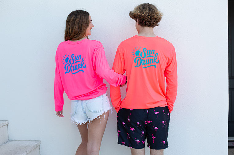 UPF 50+ Sun Shirt - Neon Pink