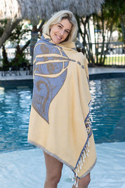 Manta Ray Or - Turkish Towel