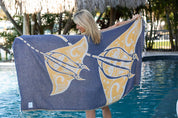 Manta Ray Or - Turkish Towel