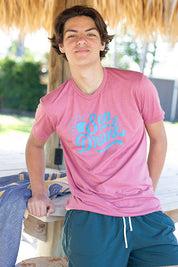 Short Sleeve Soft Fitted Tee - Vintage Pink