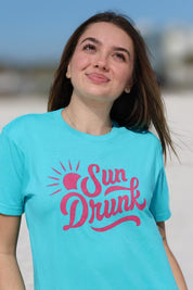 Short Sleeve Soft Fitted Tee - Tahiti Blue