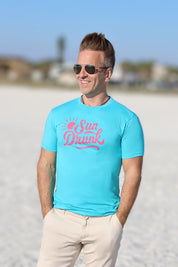 Short Sleeve Soft Fitted Tee - Tahiti Blue