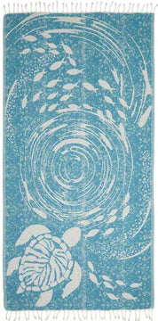Towel: Tourbillon Turquoise