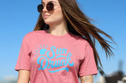 Short Sleeve Soft Fitted Tee - Vintage Pink