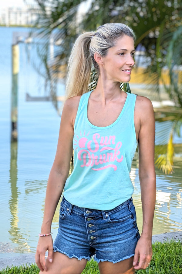 Ladies Racerback Tank Top - Mint