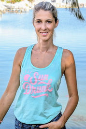 Ladies Racerback Tank Top - Mint