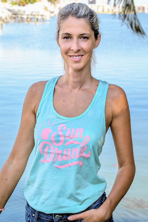Ladies Racerback Tank Top - Mint
