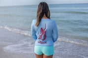 UPF 50+ Sun Shirt - Mermaid light blue